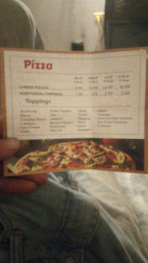 Hometown Pizza Menu 8